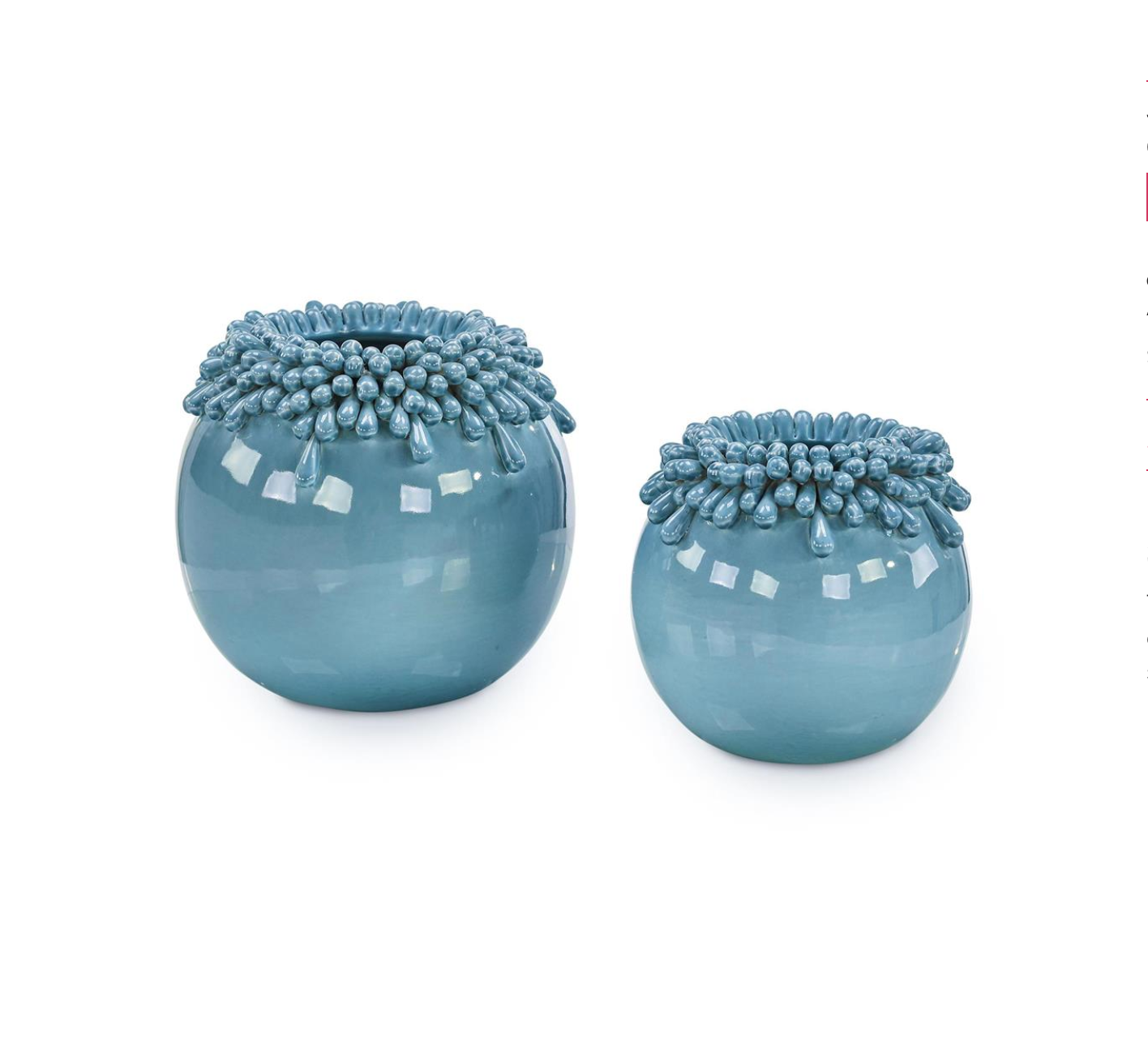 Brigid Vases, Set of 2 Blue