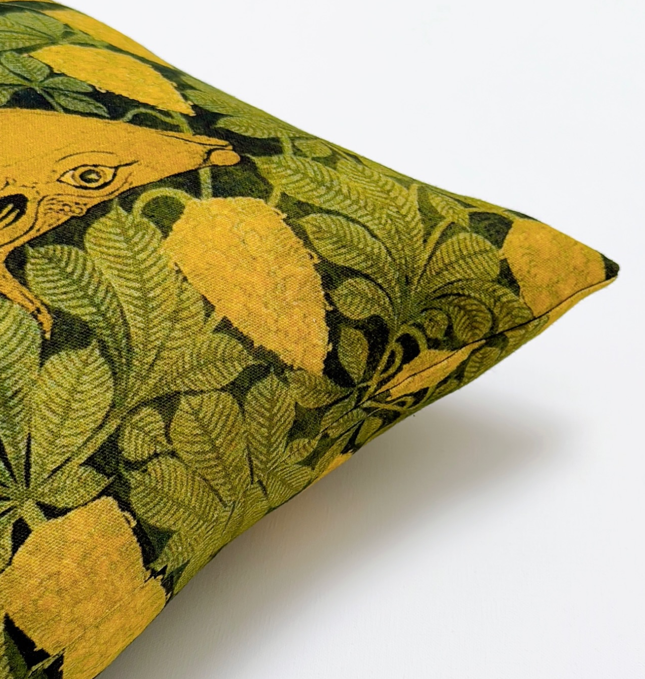 Reindeer Green Pillow