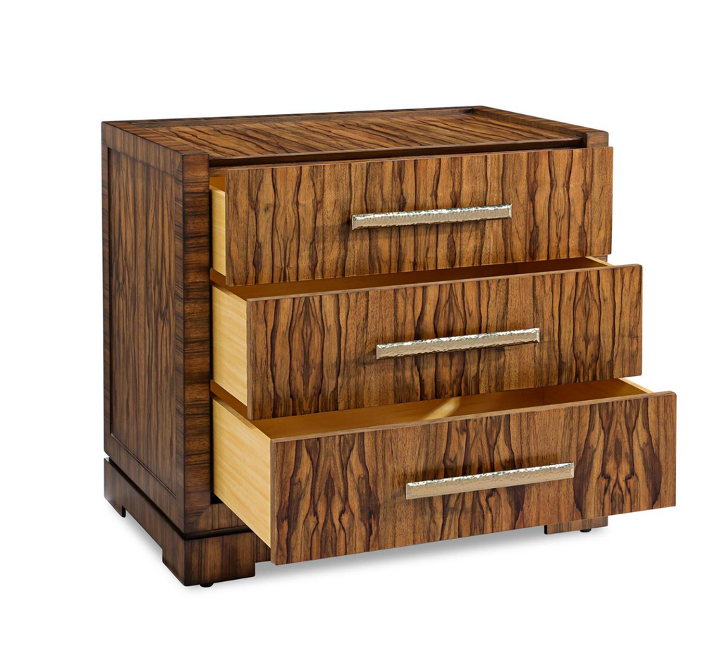 Borneo Three-Drawer Nightstand