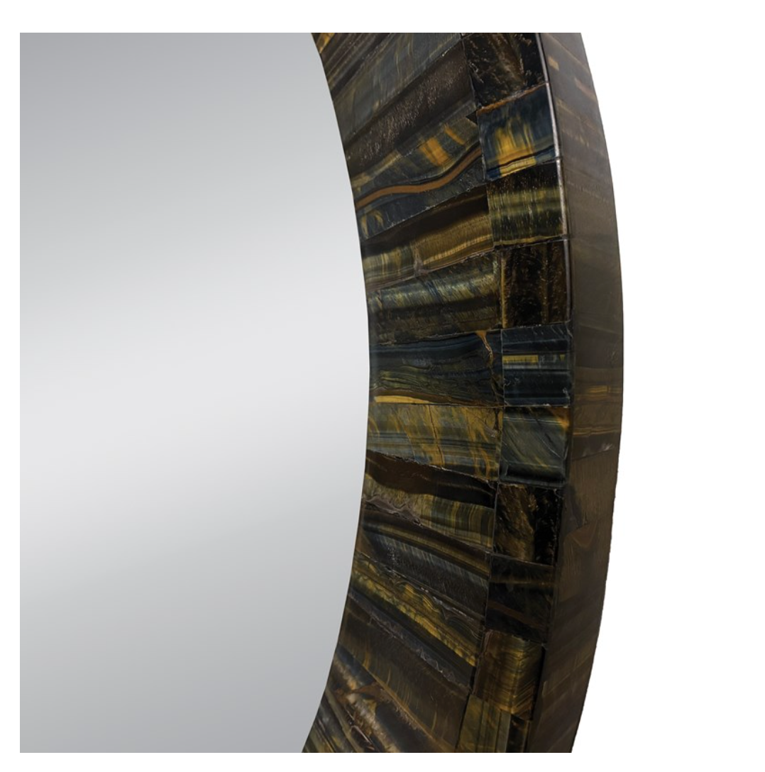 Koko Blue Tiger Eye Mirror