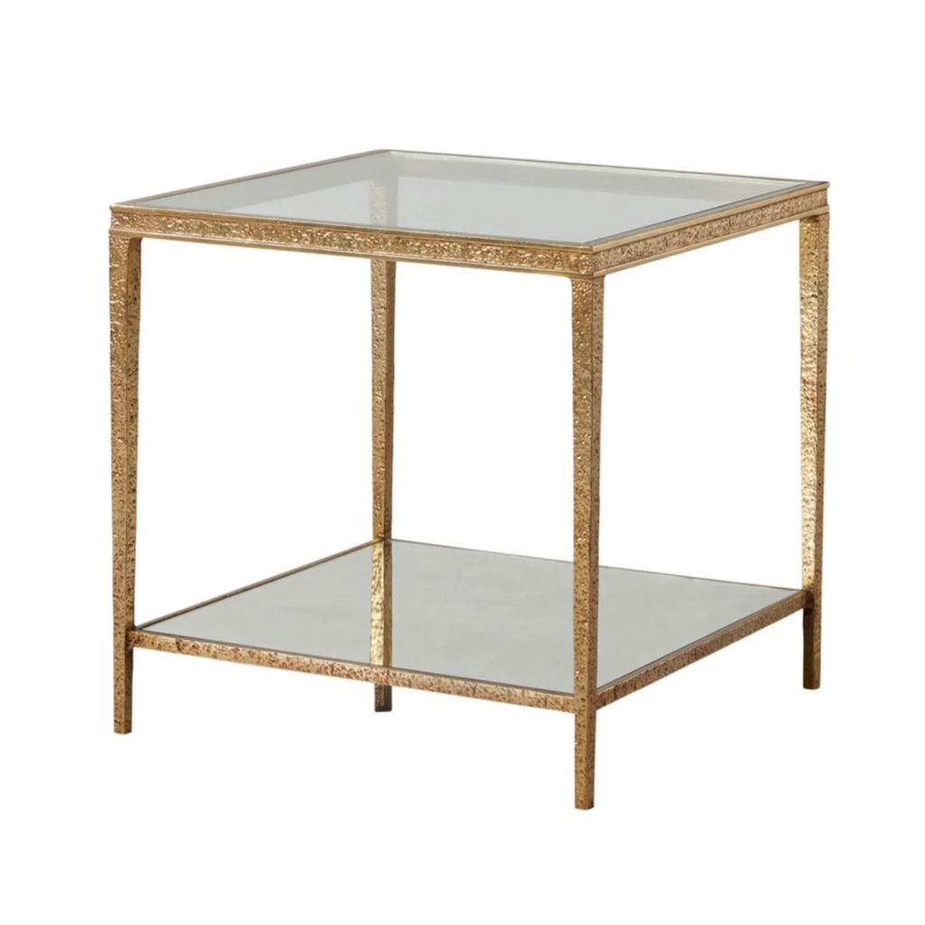 Sculpture Square End Table