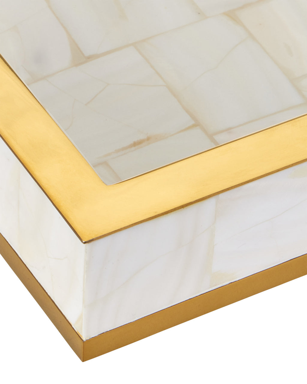 Casey Mother of Pearl Tray Set of 2