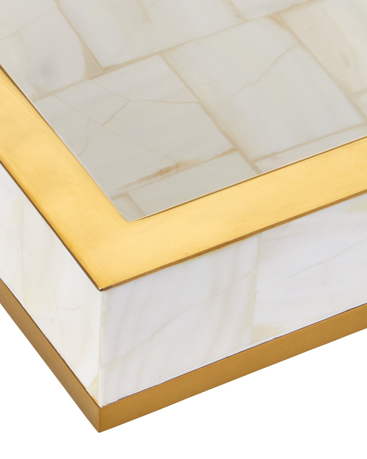 Casey Mother of Pearl Tray Set of 2