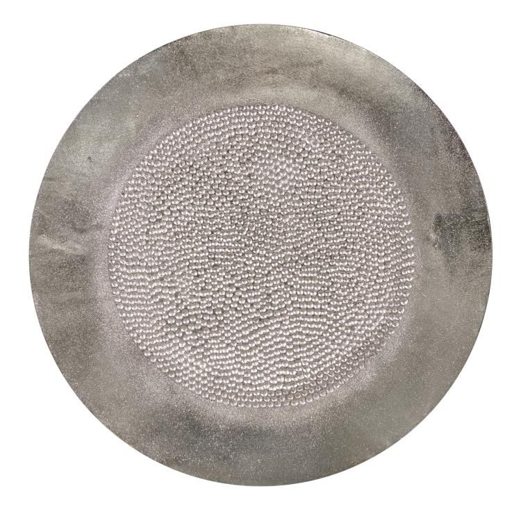 Details Dining Table in Hammered Nickel