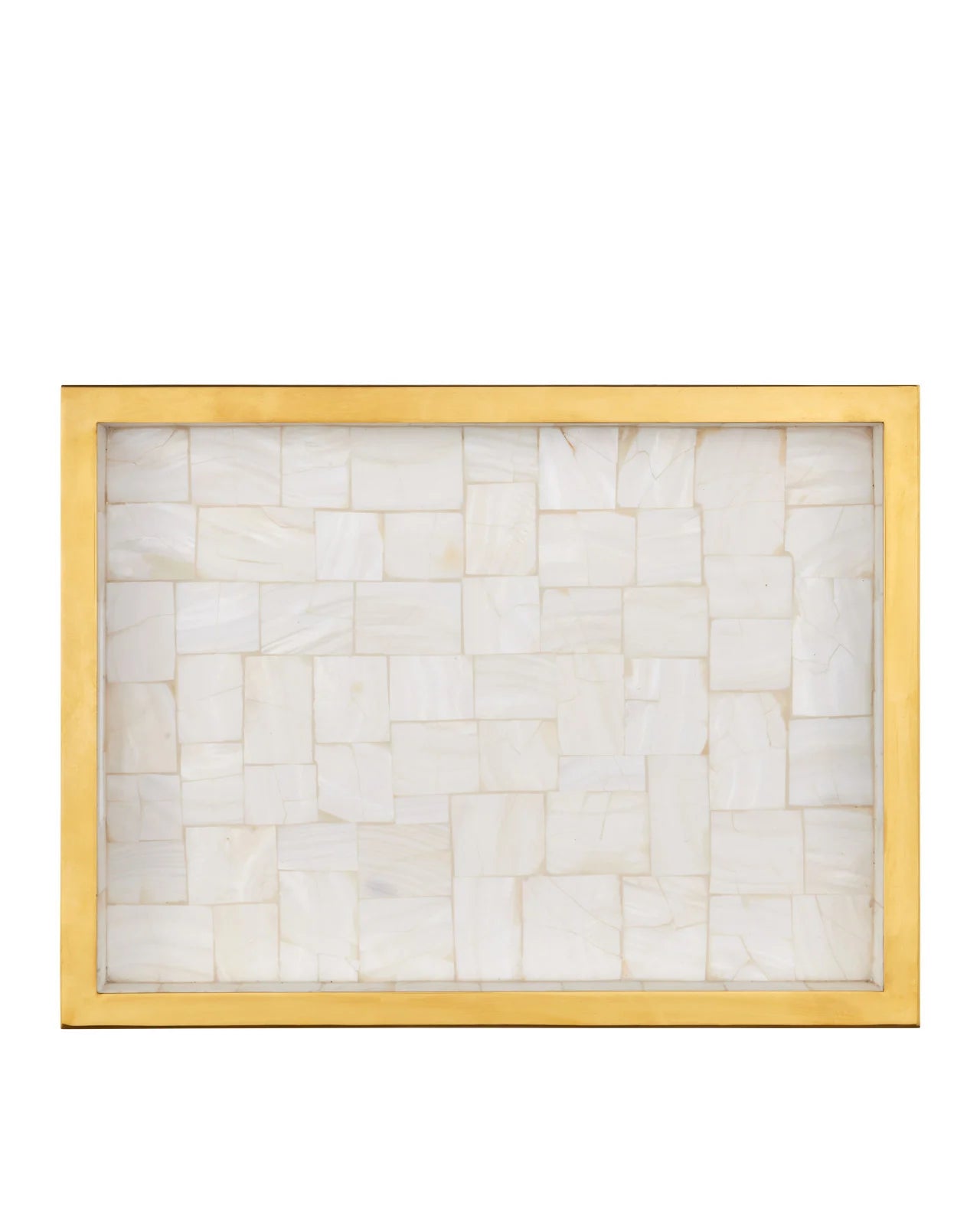 Casey Mother of Pearl Tray Set of 2