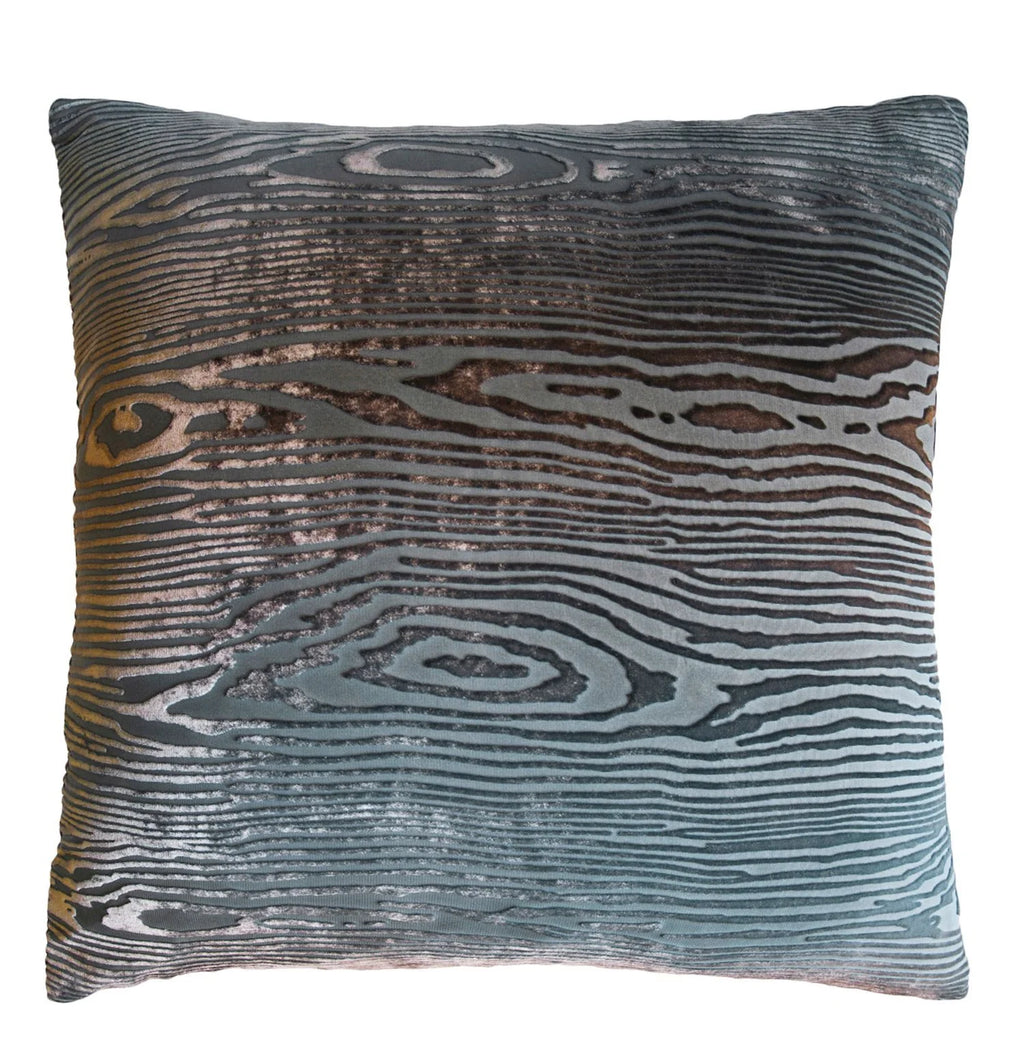 Woodgrain Velvet Pillow