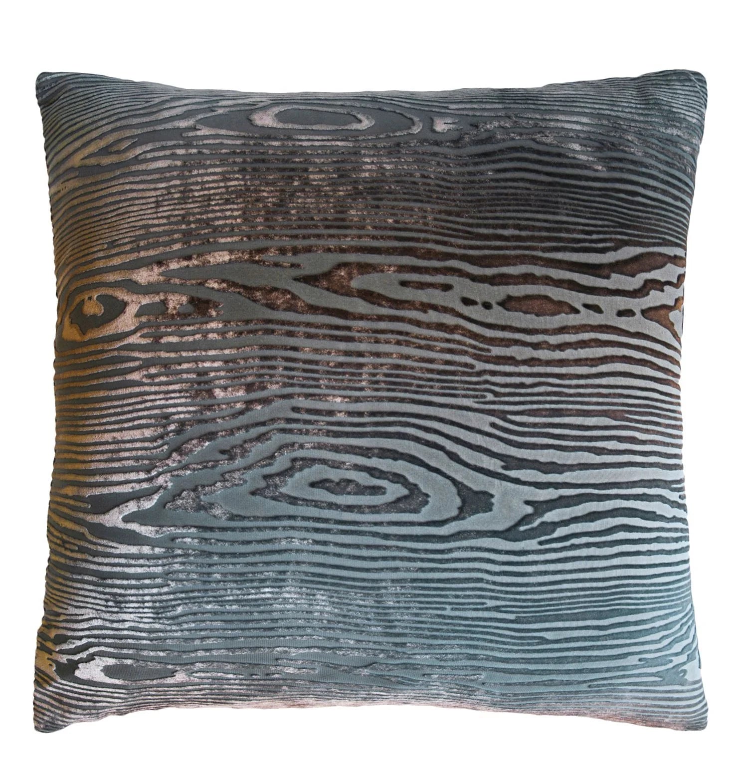 Woodgrain Velvet Pillow