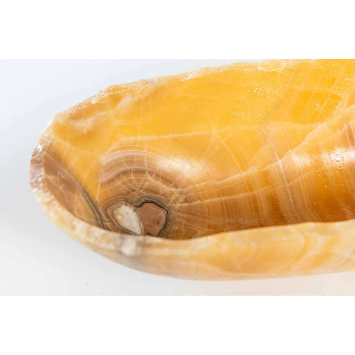 Onyx Canoe Bowl in Ochre