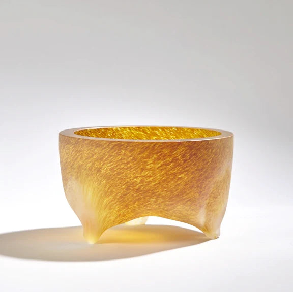 Freeform Tripod Bowl - Frosted Irys Gelp