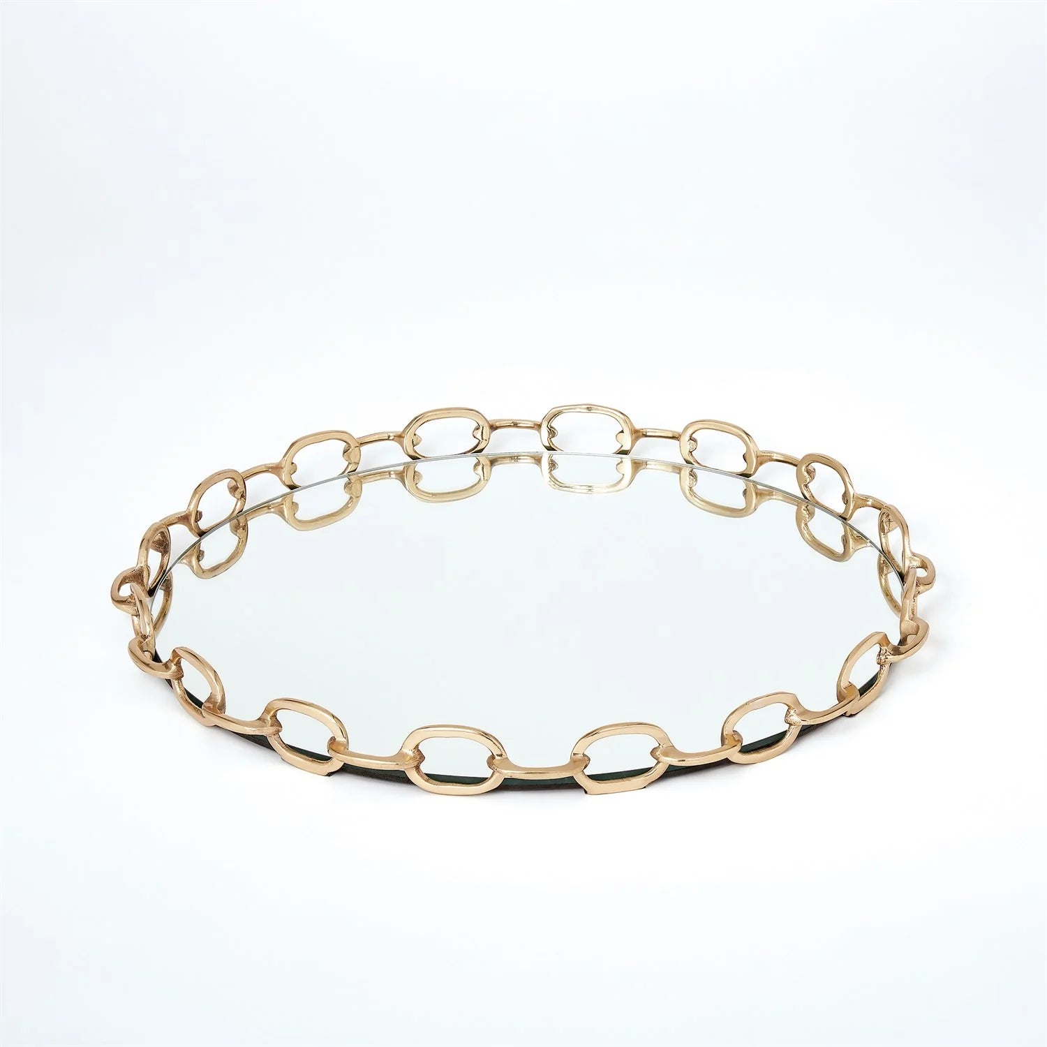 Linked Mirrored Tray- Large