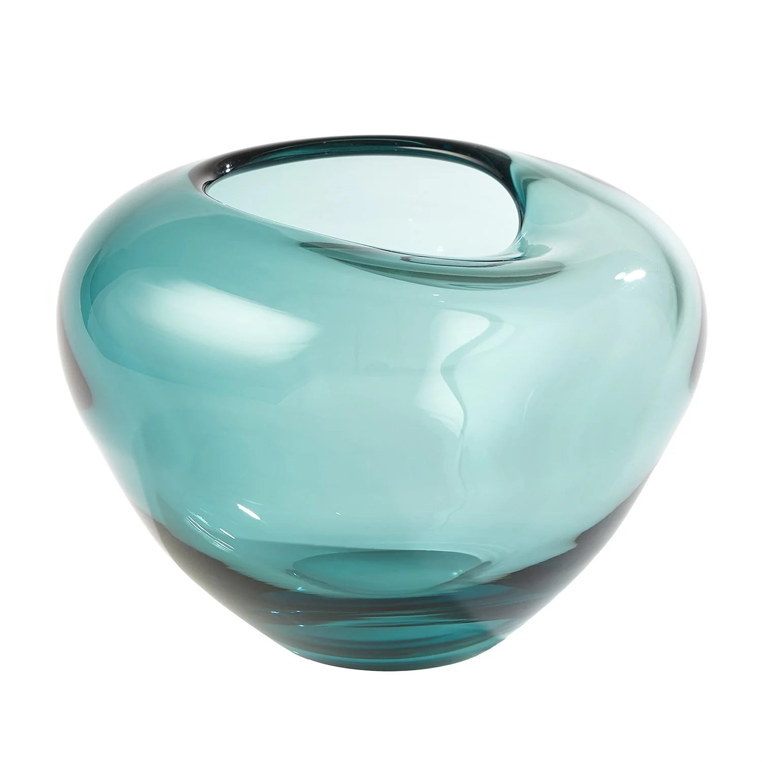 Undulating Vase - Azure