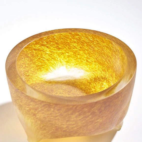 Freeform Tripod Bowl - Frosted Irys Gelp